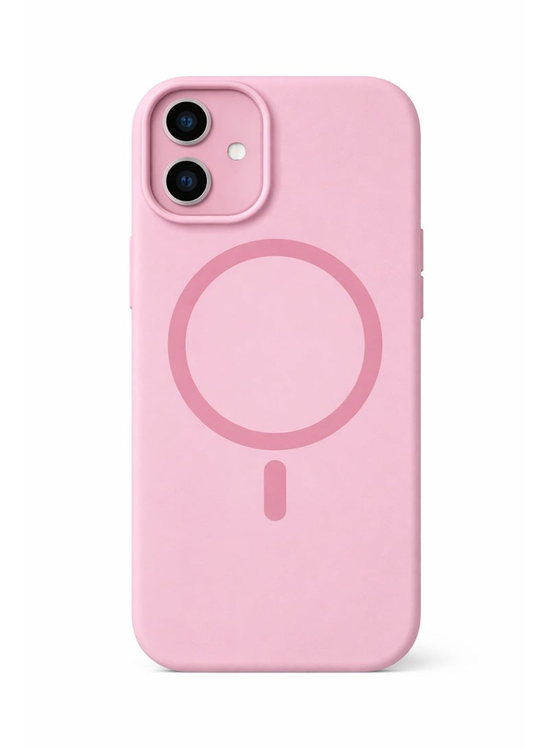 موبكوس جراب Mobcos الوردي الفاخر لهاتف iPhone 17، مصنوع من السيليكون عالي الجودة، مزود بخاصية الشحن اللاسلكي المغناطيسي | ملمس ناعم كالحرير | حماية فائقة ضد الصدمات بمعايير عسكرية | توافق مغناطيسي قوي | غطاء أنيق ونحيف - Image 3